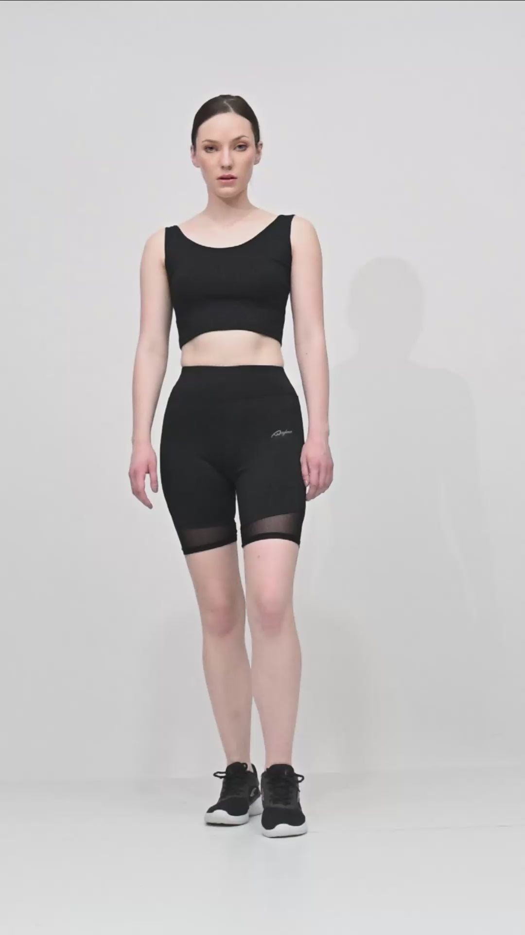 Waylene High-Rise Black Gym Shorts for Women - Moisture-Wicking, 4-Way Stretch Fabric, Perfect for Running, Yoga & Cycling - Buy Online