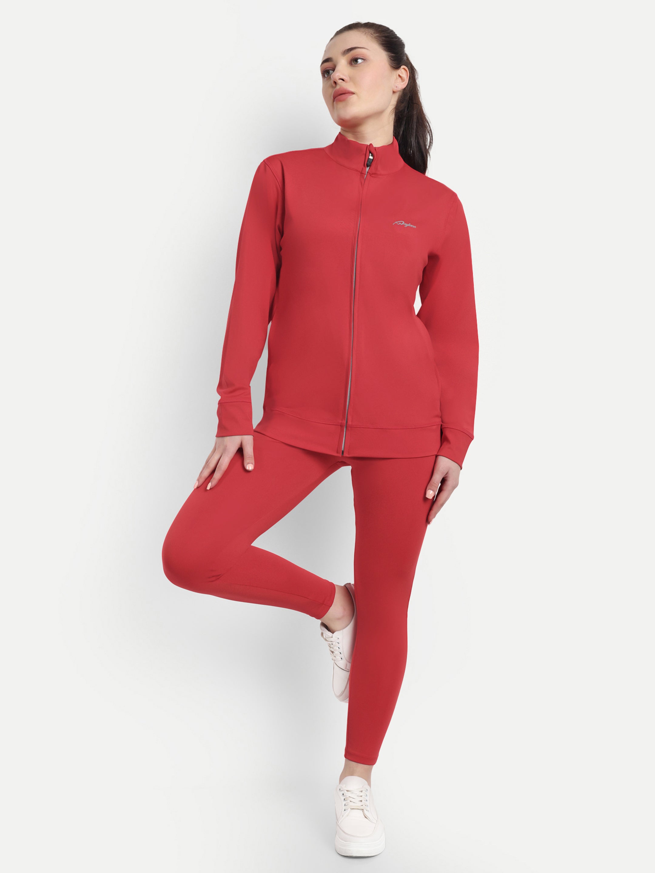 Red Color Tracksuit for Women - Waylene