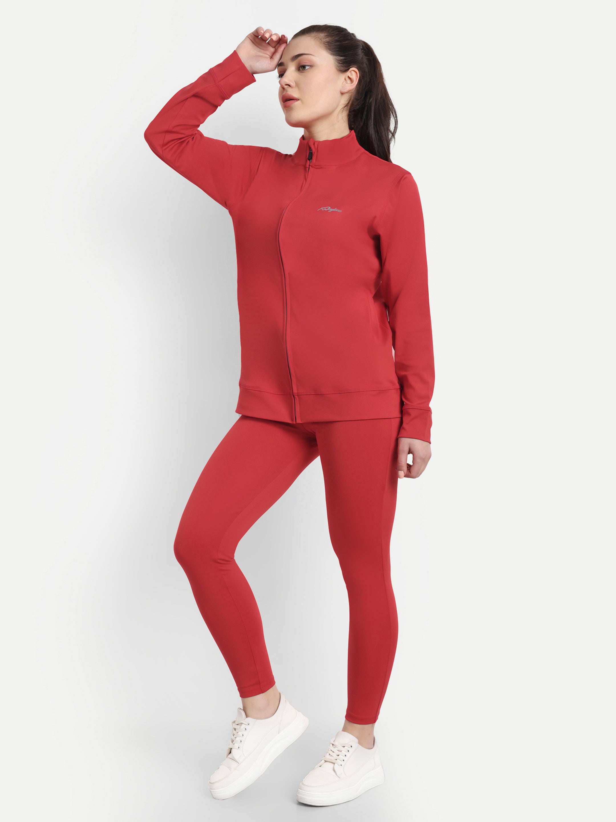 Red Color Tracksuit for Women - Waylene