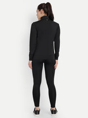 Black Color Tracksuit for Women - Waylene