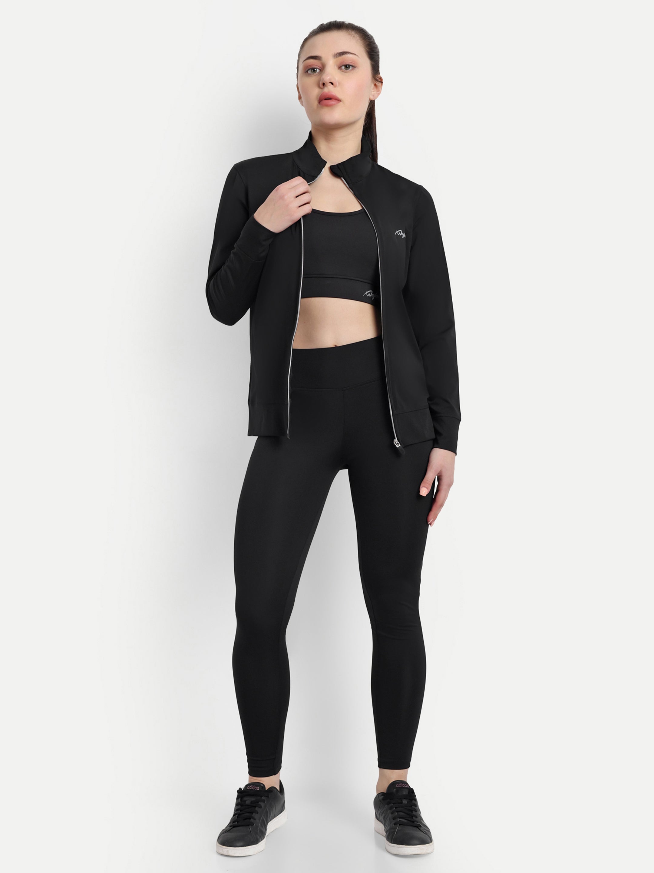 Black Color Tracksuit for Women - Waylene