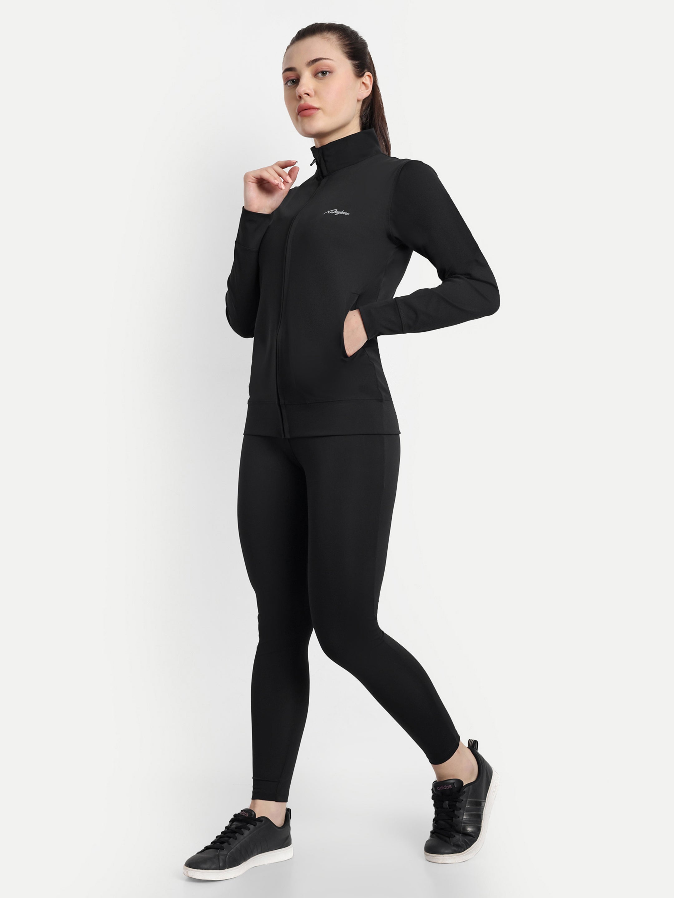 Black Color Tracksuit for Women - Waylene