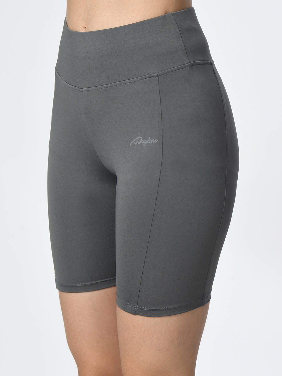 Gymwear Cycling Sports Shorts Grey - Waylene