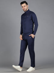 Slimfit Training Sweatshirt and Trackpant Set Navy Blue - Waylene