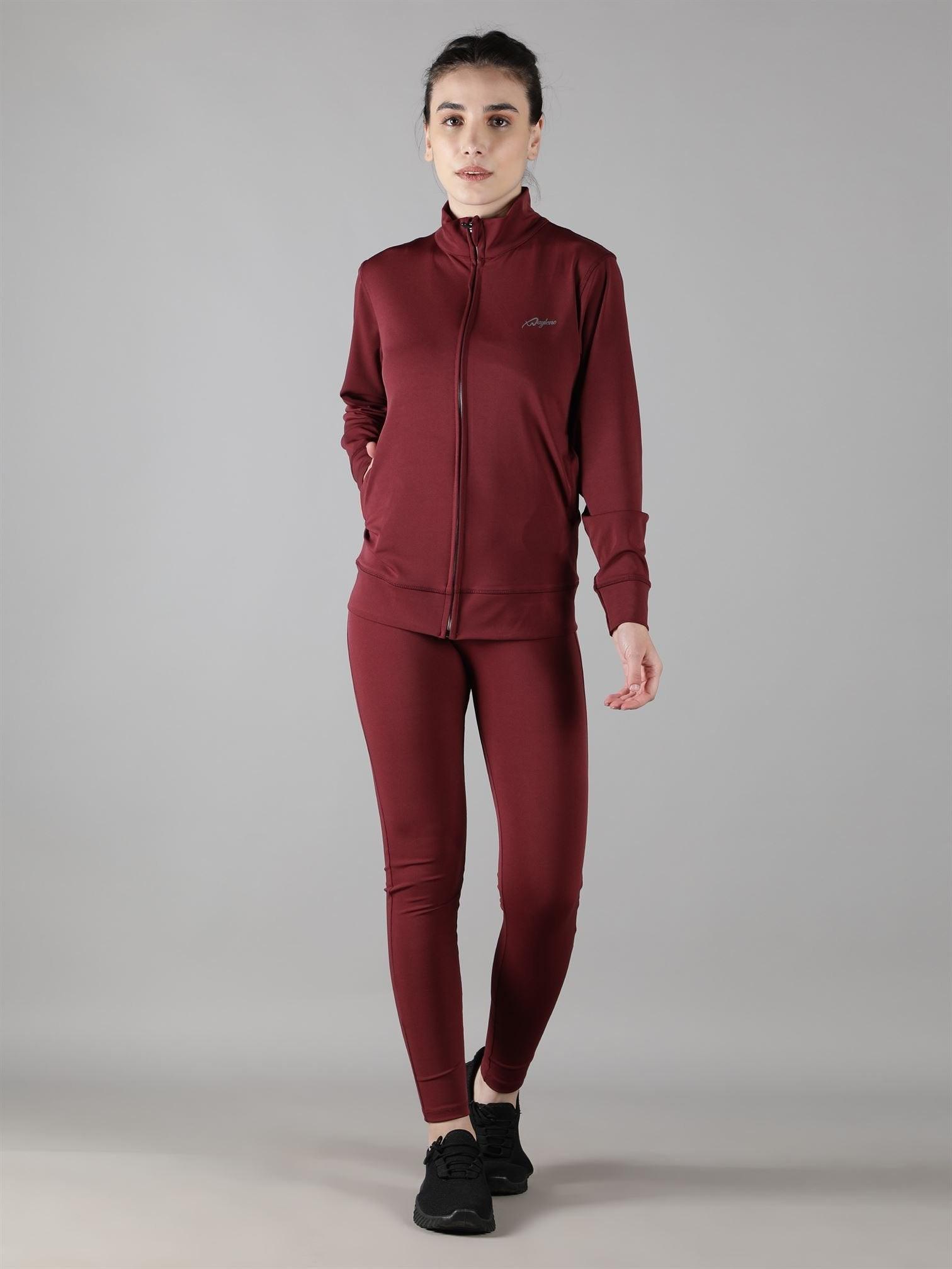 Wine Track Suit for Women - Waylene