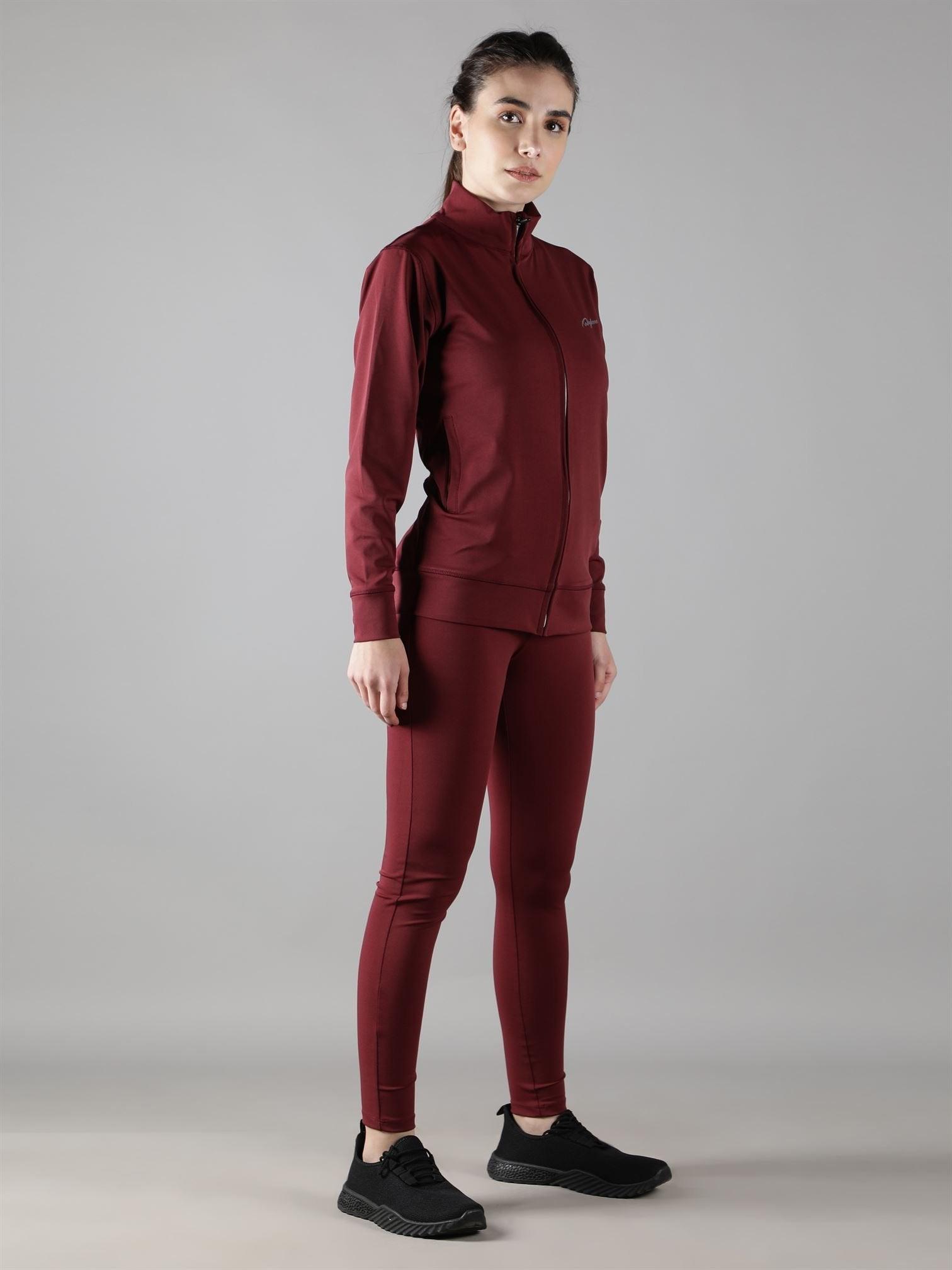 Wine Track Suit for Women - Waylene