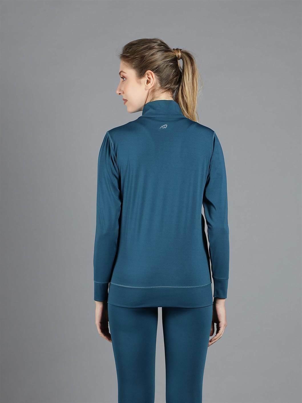 Teal Colour Sweatshirt for Women - Waylene