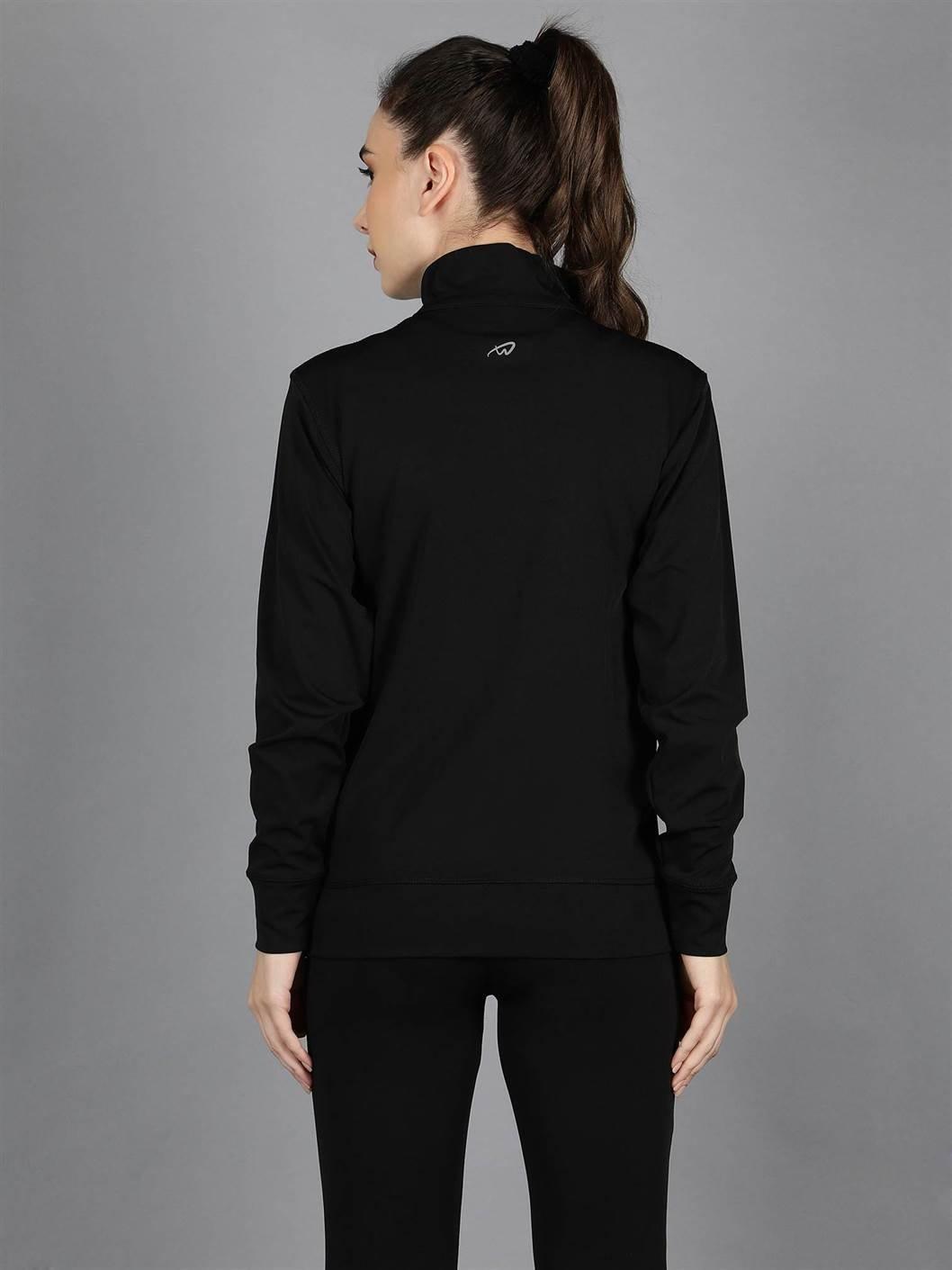 Black Color Sweatshirt for Women - Waylene