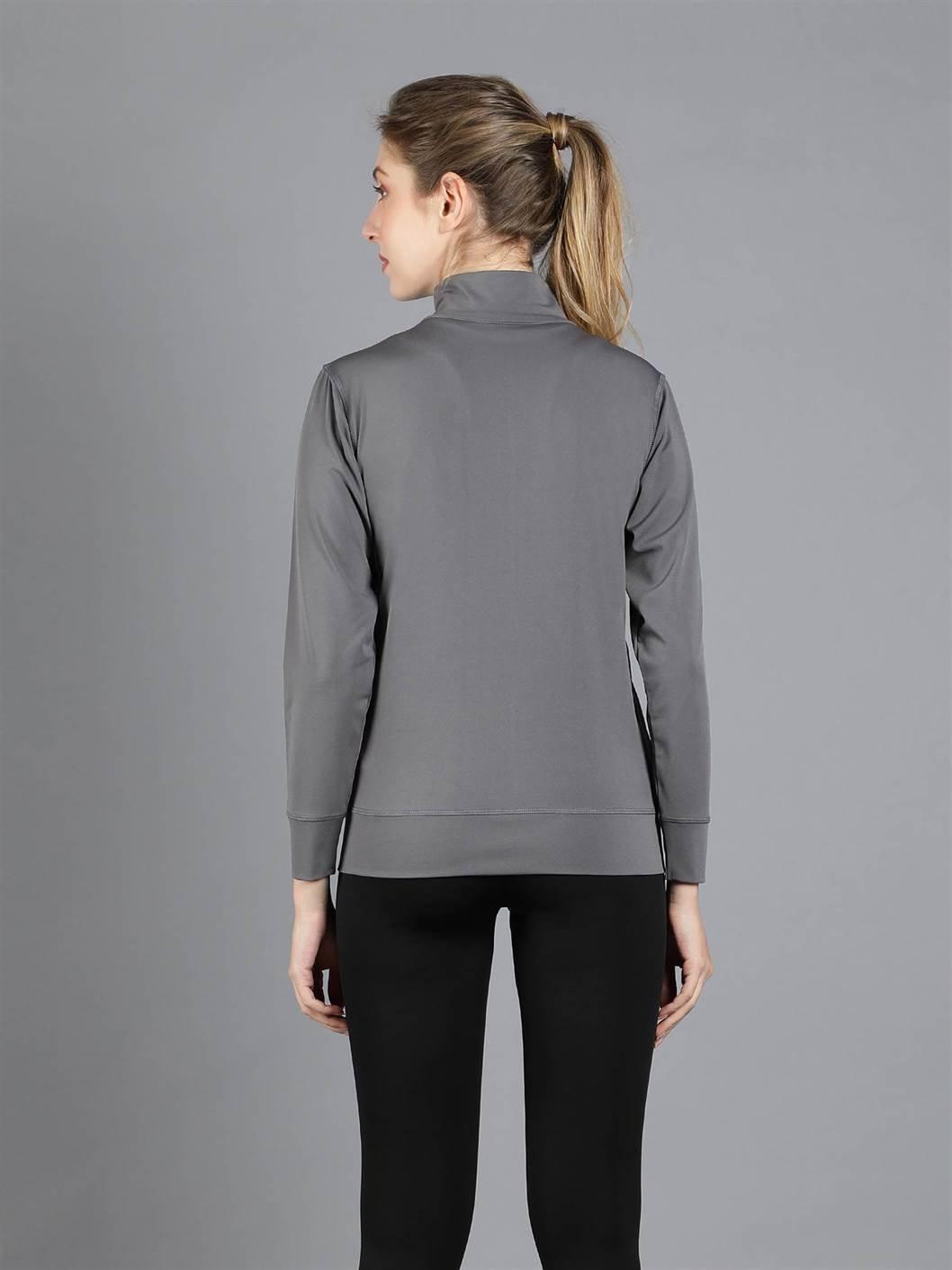 Grey Color Sweatshirt for Women - Waylene