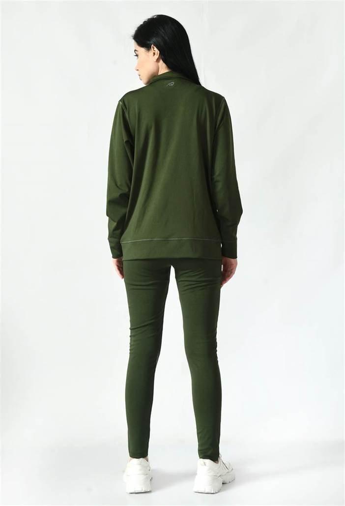 Olive Green Track Suit for Women - Waylene