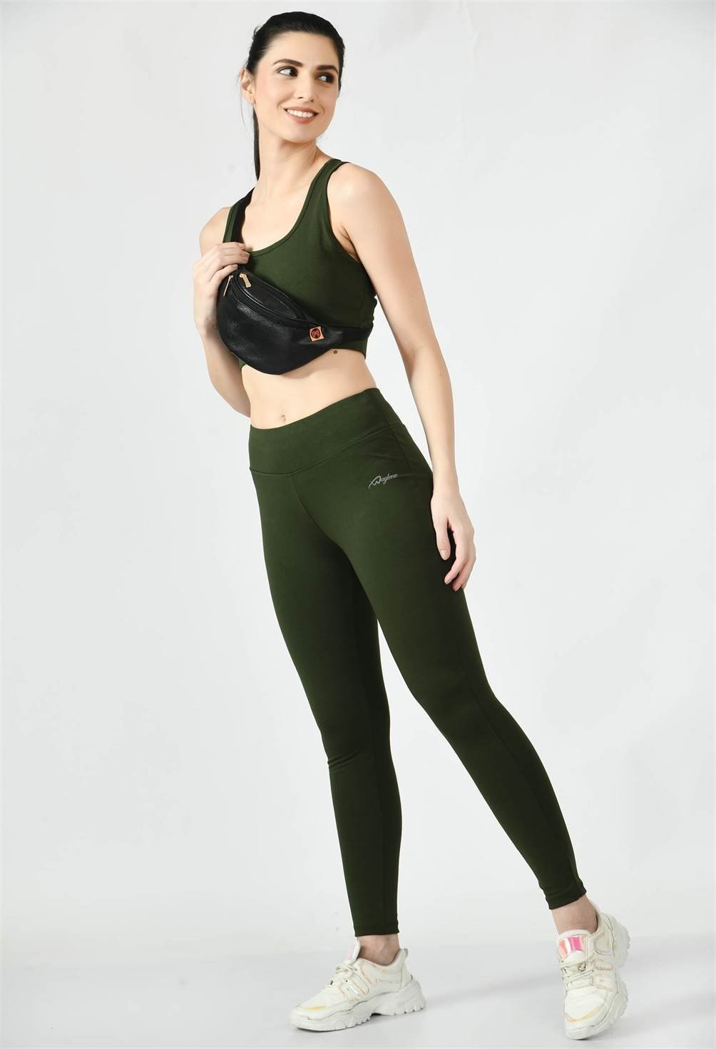 Women Track Suit (Olive Green) - Waylene